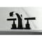 Kingston Brass Widespread Bathroom Faucet with Brass PopUp, Matte Black KS4940CML - alternate 7